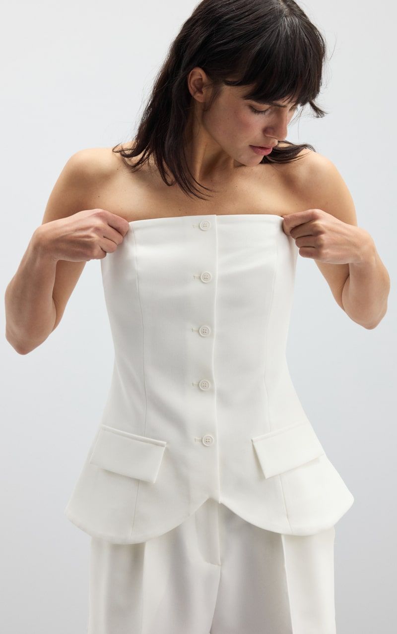 Strapless Bustier Vest 