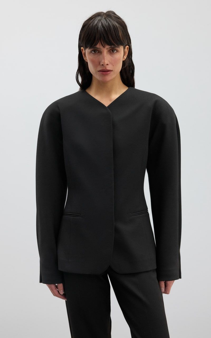 CLEO Collarless Blazer