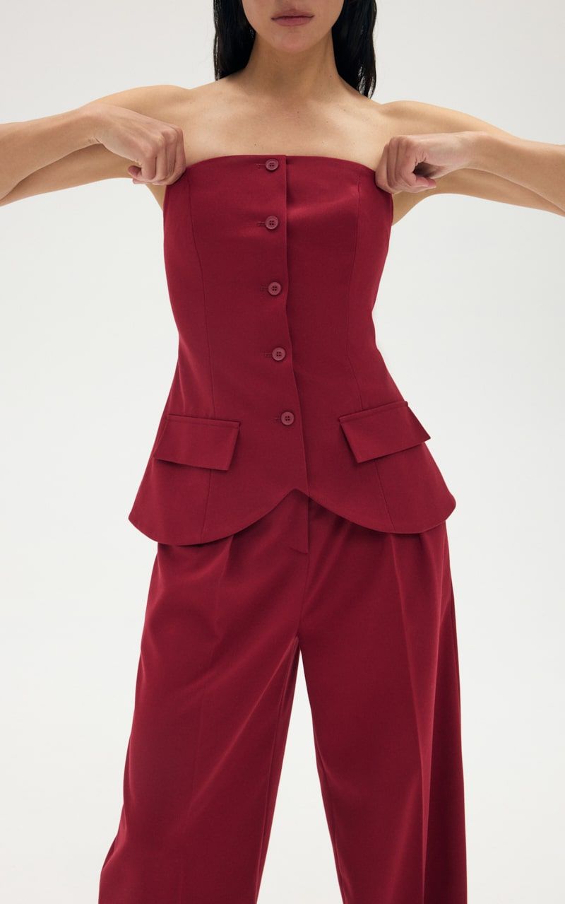 Strapless Bustier Vest