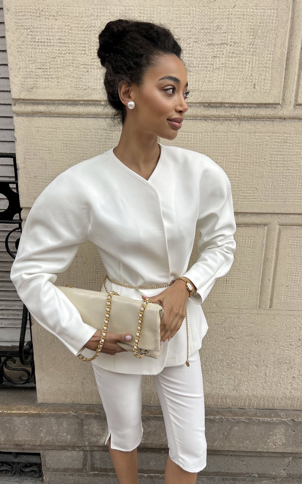 CLEO Collarless Blazer