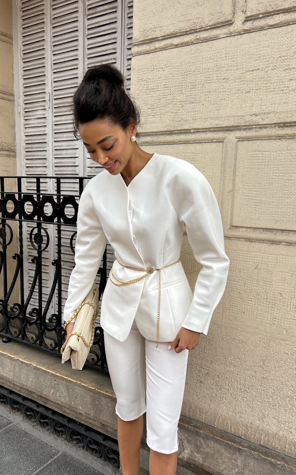 CLEO Collarless Blazer