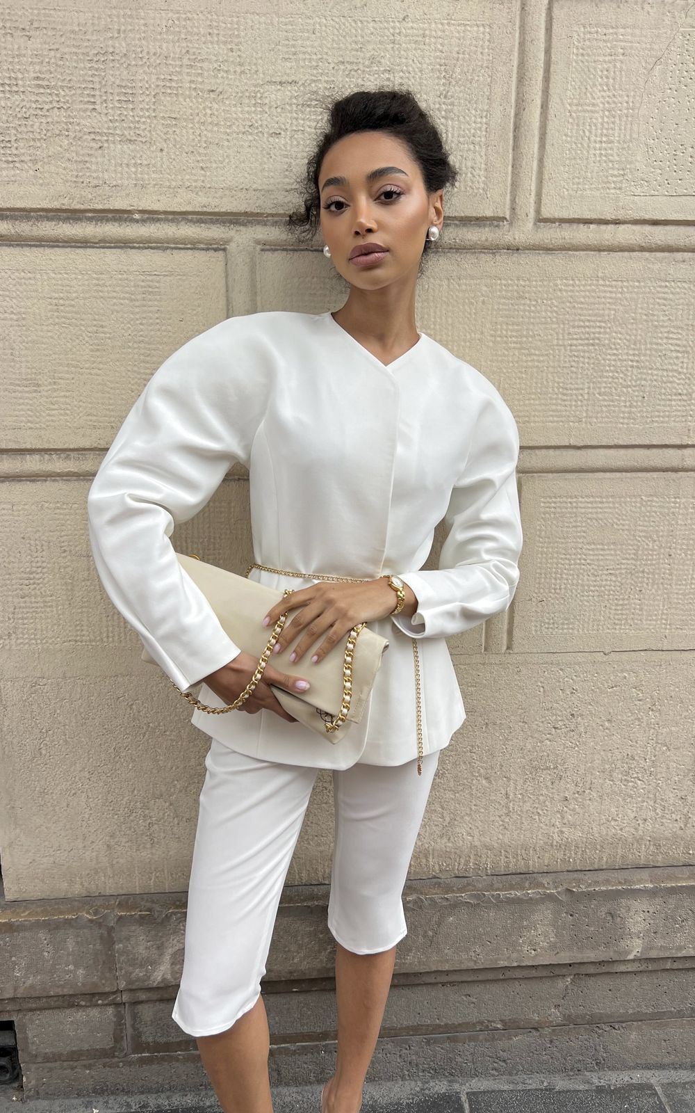 CLEO Collarless Blazer