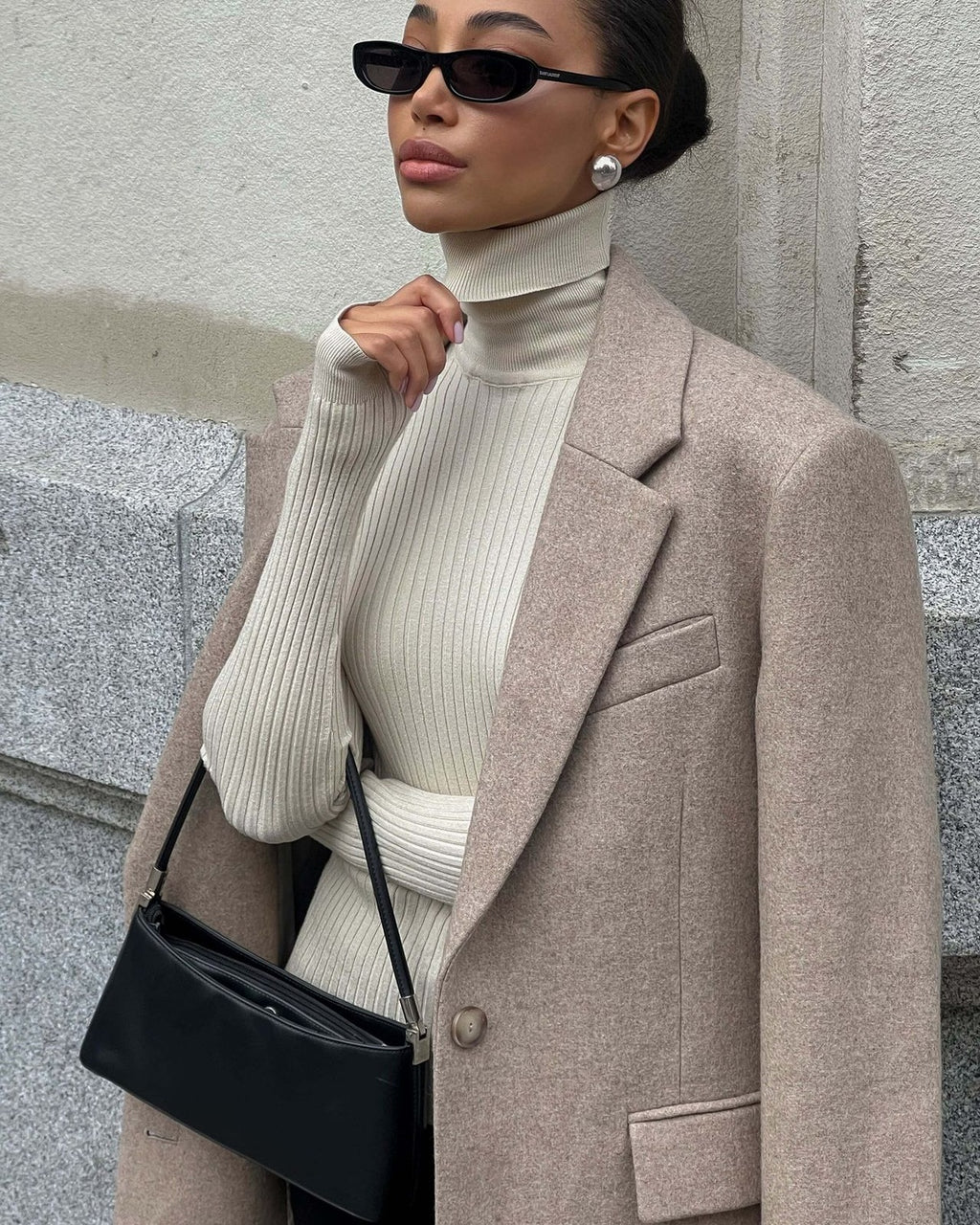 Woollen Single-Breast Coat GIGI