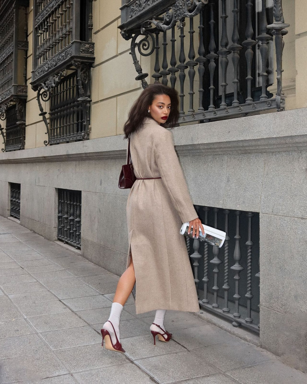 Woollen Single-Breast Coat GIGI