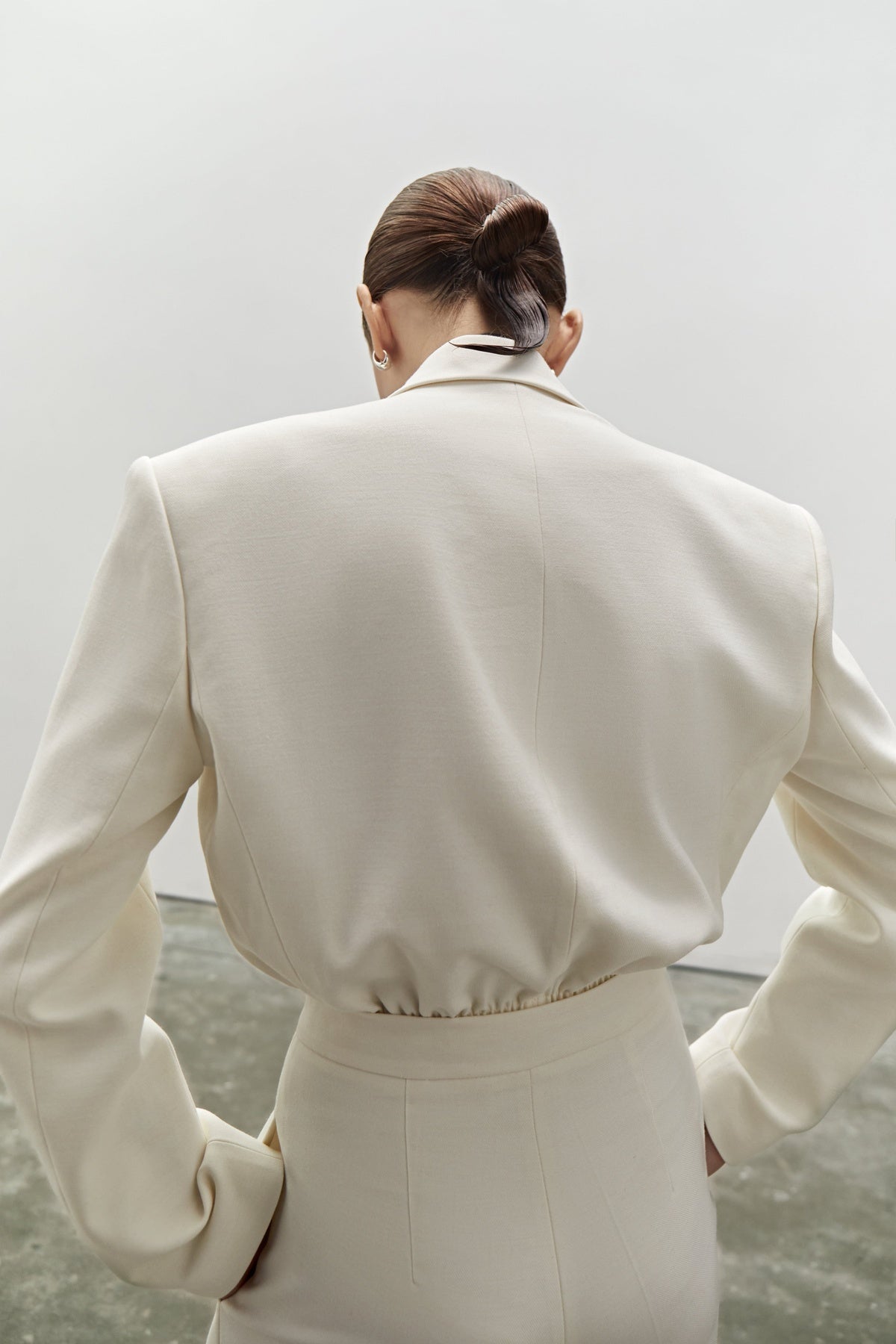 Bodysuit Clasp Blazer 