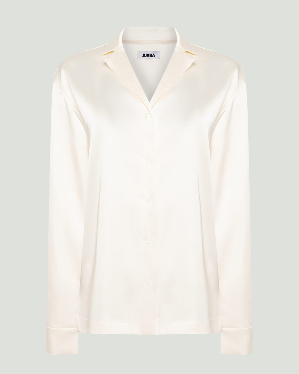 FLOWING SATIN SHIRT - IVORY