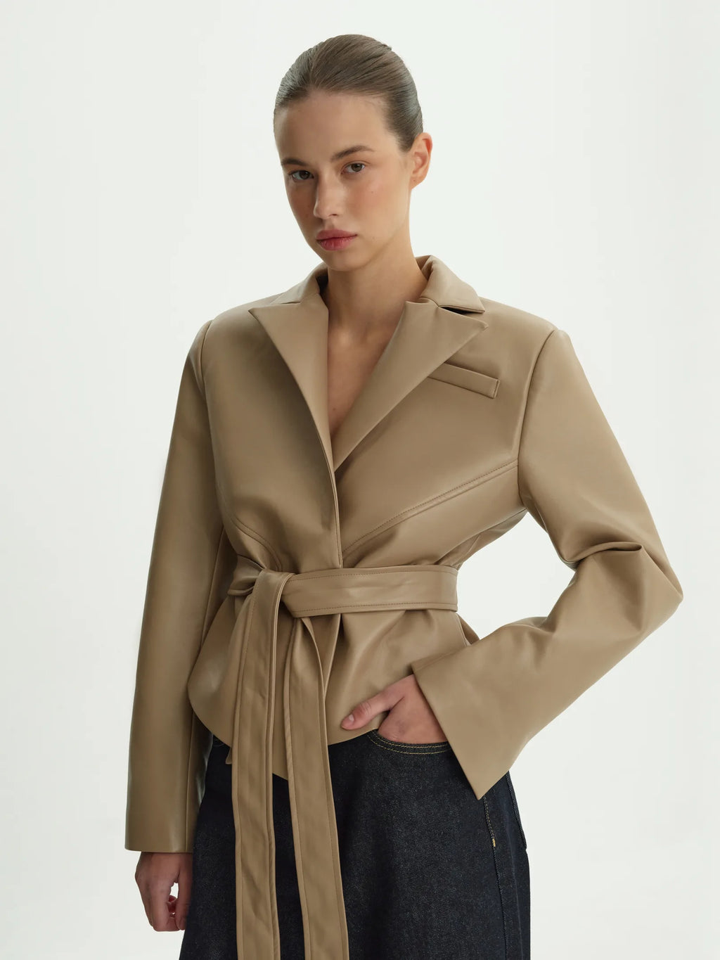 Mocko • Купити Marilyn faux leather jacket • Mocko [моко]